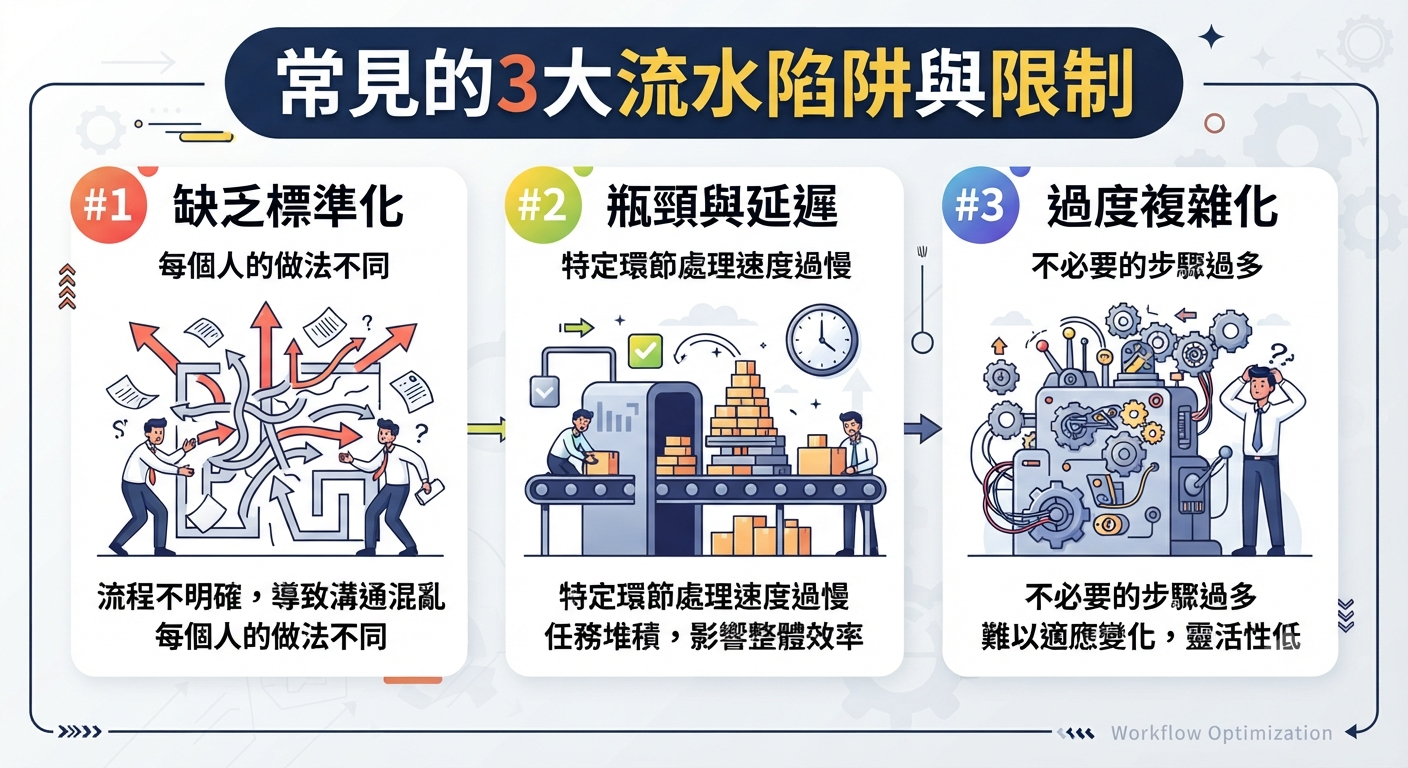 常見的3大流水陷阱與限制